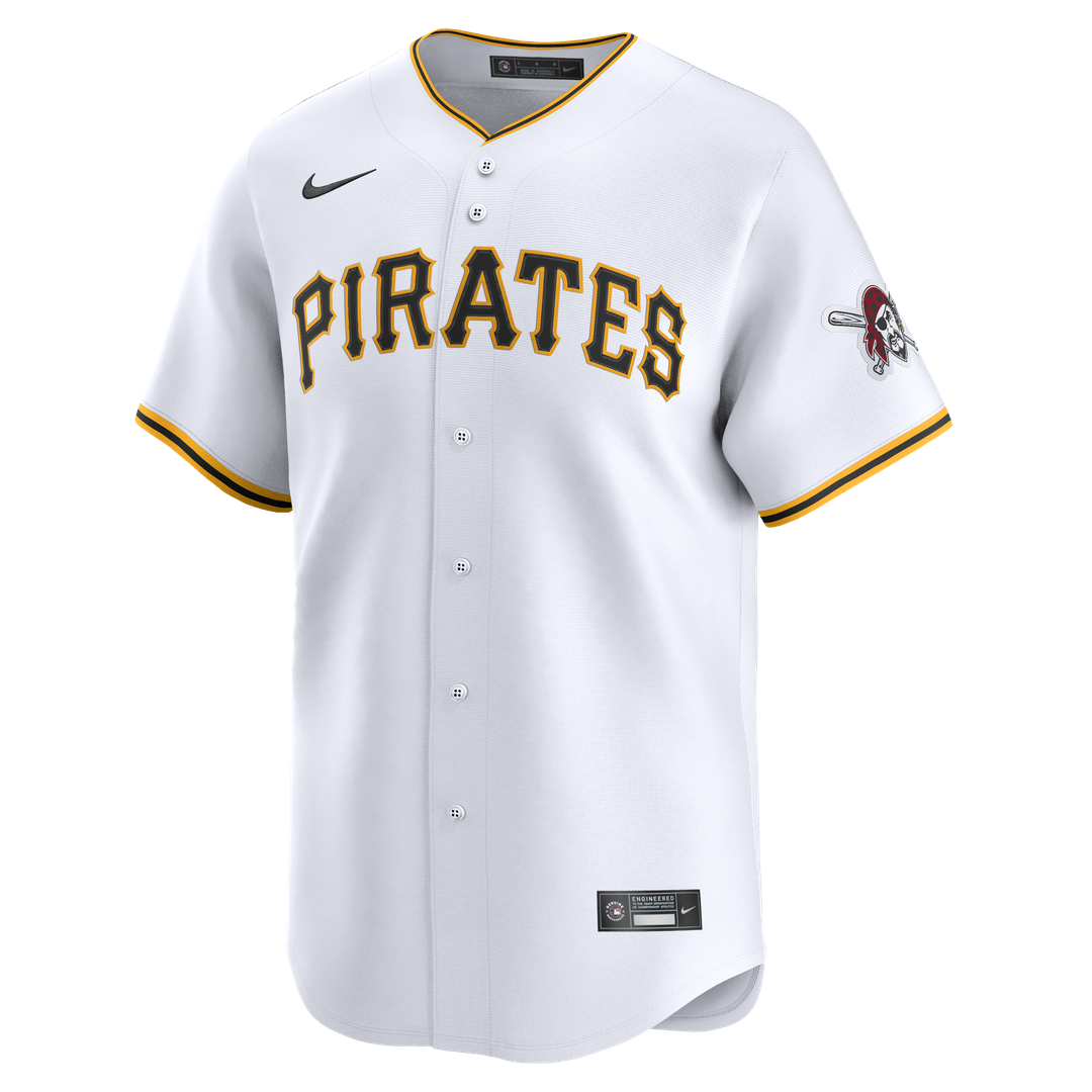 Pittsburgh Pirates Nike Home Limited Jersey - White MLB Team Jersey Baseball Fan Apparel