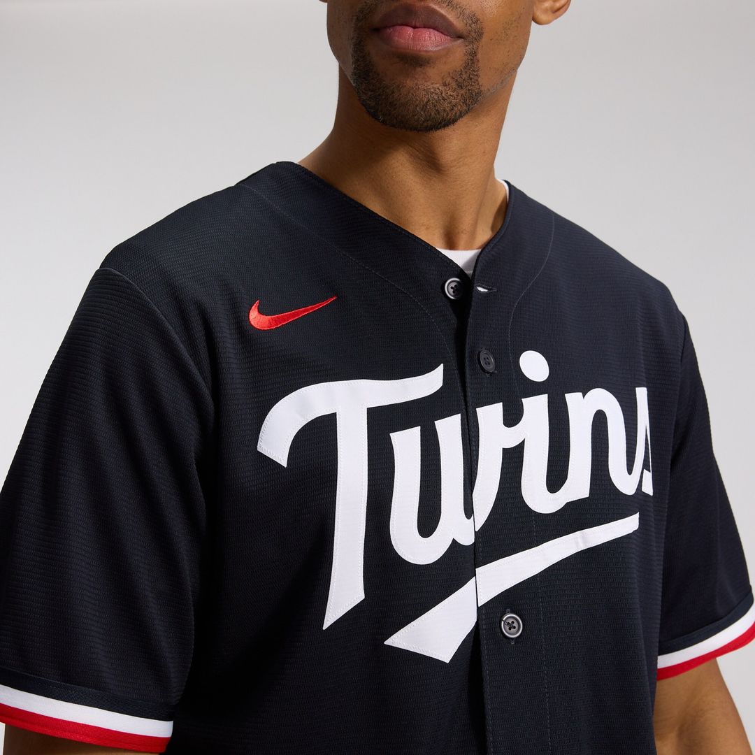 Minnesota Twins Nike Alternate Replica Jersey - Cream MLB Team Jersey Baseball Fan Apparel