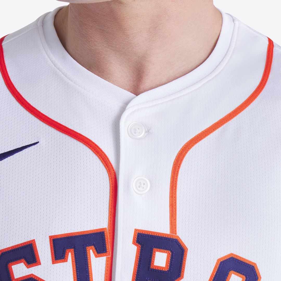 Houston Astros Jose Altuve Nike Home Limited Player Jersey - White MLB Team Jersey Baseball Fan Apparel