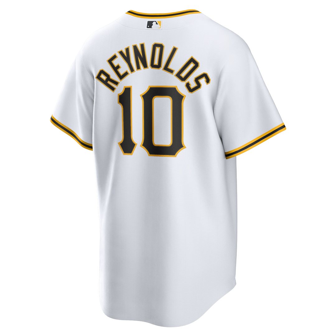 Pittsburgh Pirates Bryan Reynolds Nike Replica Player Jersey - White MLB Team Jersey Baseball Fan Apparel