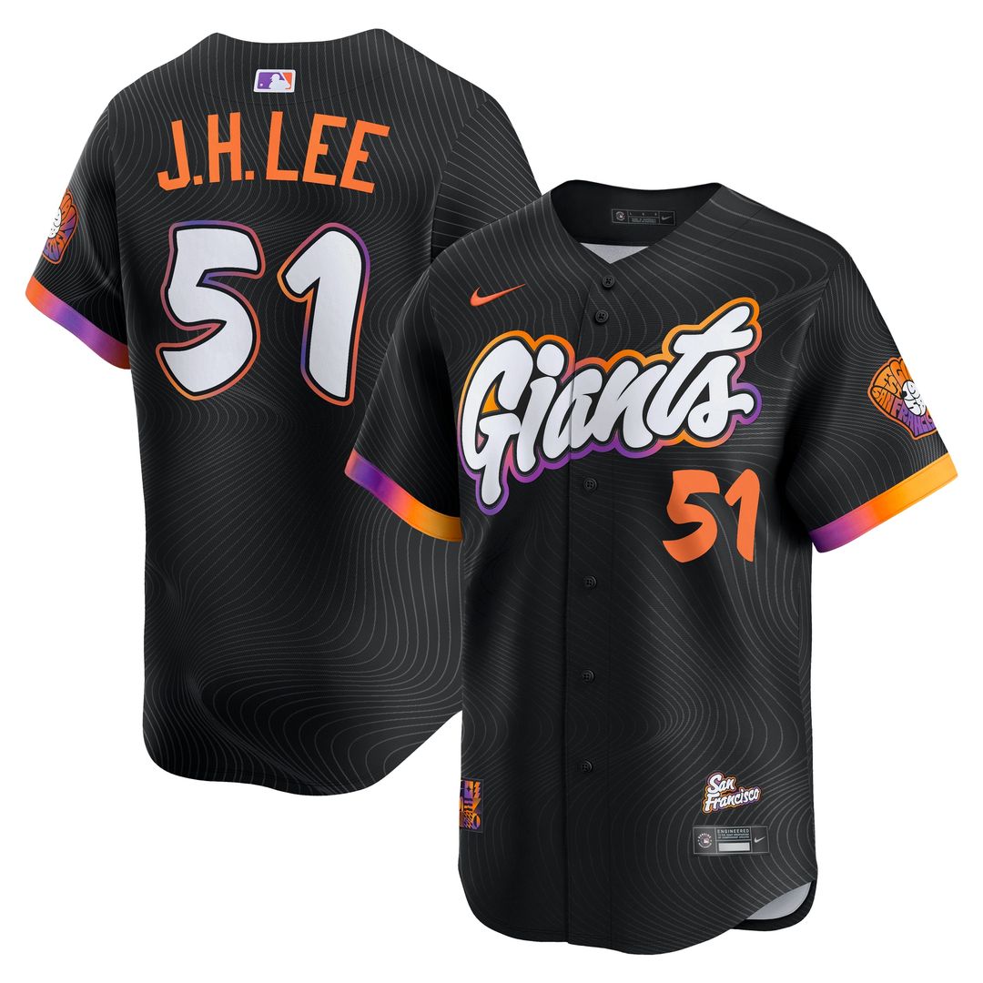 San Francisco Giants Jung Hoo Lee Nike 2025 City Connect Limited Jersey - Black MLB Team Jersey Baseball Fan Apparel