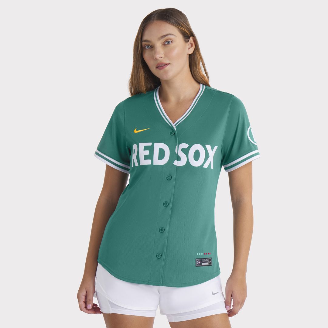 Boston Red Sox Nike Women's 2025 City Connect Limited Jersey - Green MLB Team Jersey Baseball Fan Apparel