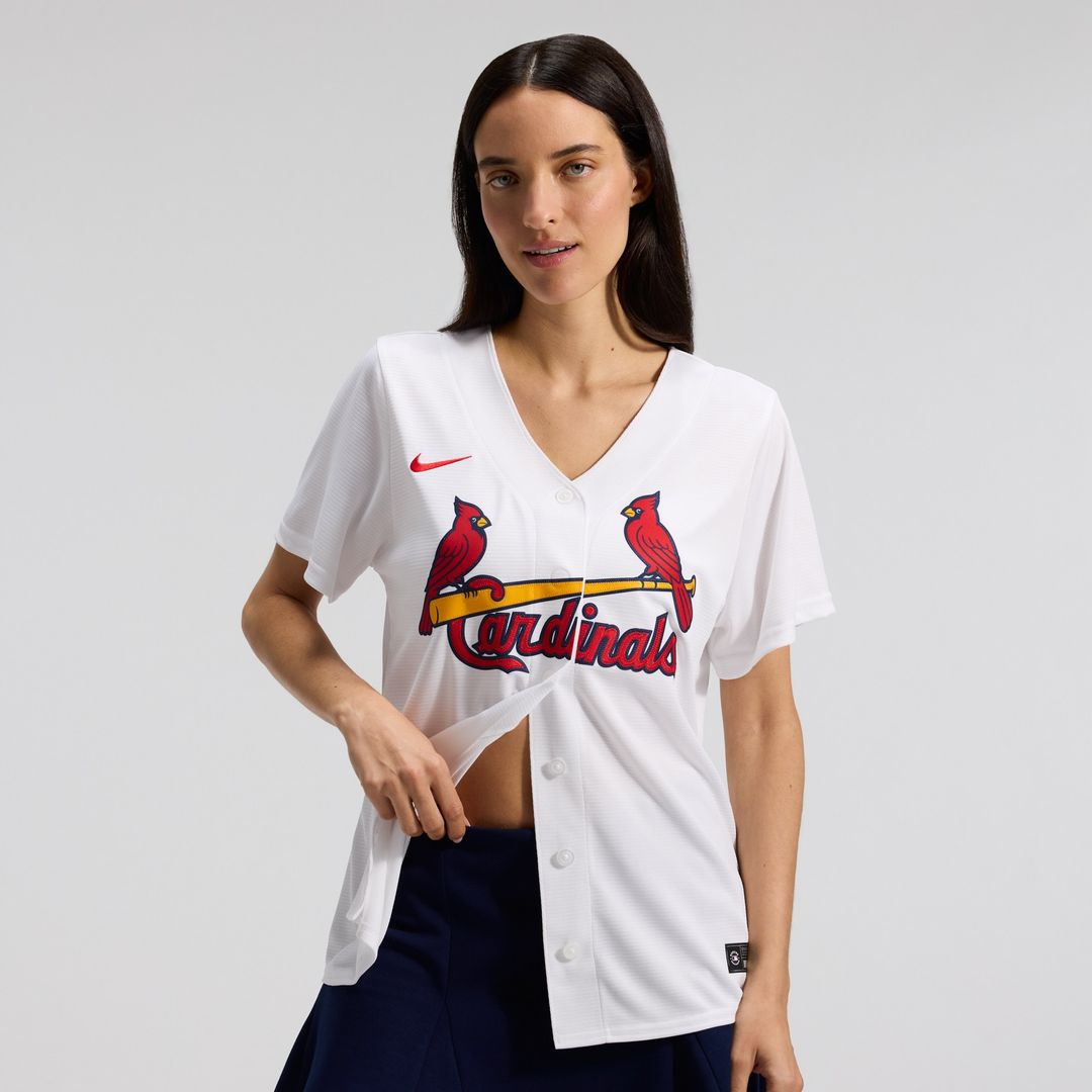 St. Louis Cardinals Nike Women's Home Replica Team Jersey - White MLB Team Jersey Baseball Fan Apparel