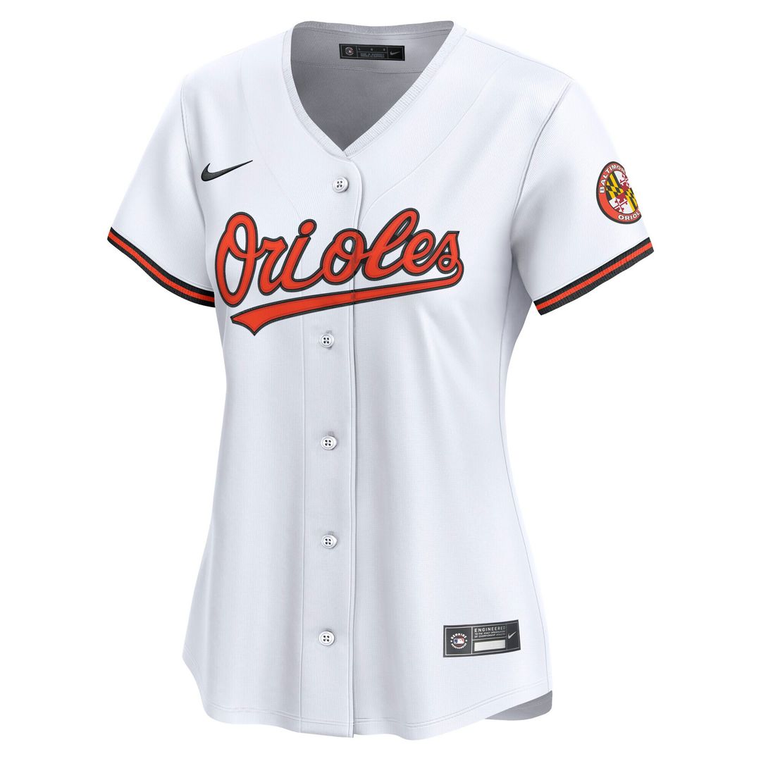 Baltimore Orioles Nike Women's Home Limited Jersey - White MLB Team Jersey Baseball Fan Apparel