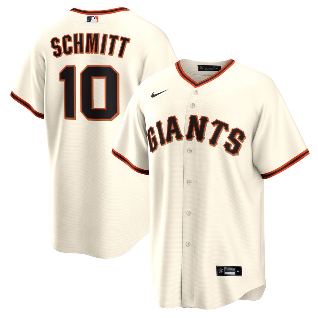 San Francisco Giants Casey Schmitt Nike Home Replica Jersey - Cream MLB Team Jersey Baseball Fan Apparel