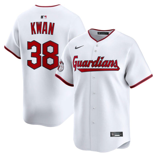 Cleveland Guardians Steven Kwan Nike Home Limited Player Jersey - White MLB Team Jersey Baseball Fan Apparel