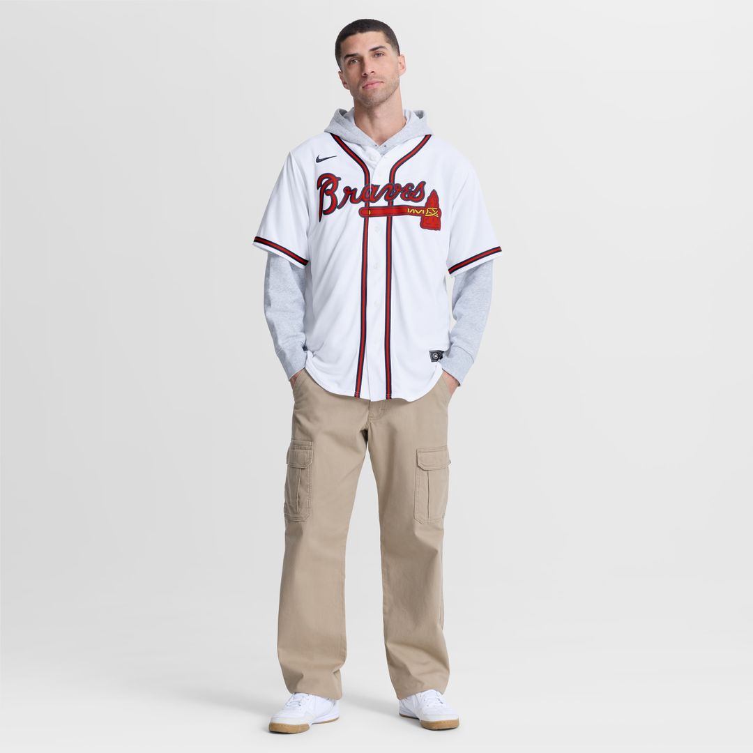 Atlanta Braves Matt Olson Nike Home Replica Jersey - White MLB Team Jersey Baseball Fan Apparel