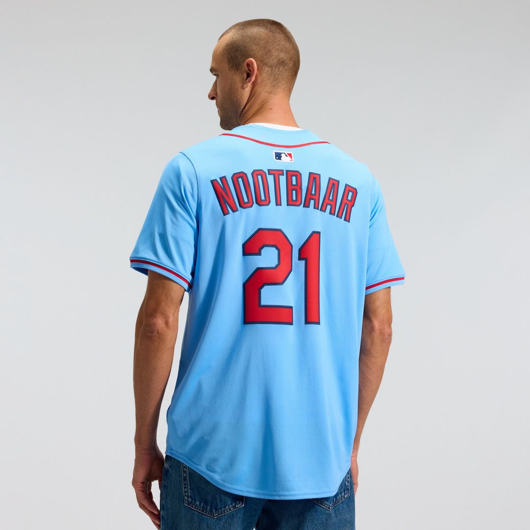 St. Louis Cardinals Lars Nootbaar Nike Alternate Limited Jersey - Light Blue MLB Team Jersey Baseball Fan Apparel