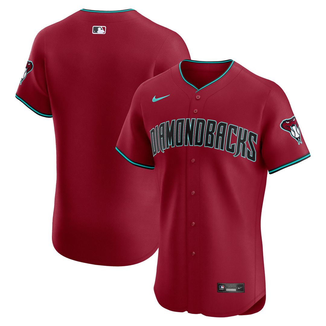 Arizona Diamondbacks Nike Alternate 2 Elite Jersey - Red MLB Team Jersey Baseball Fan Apparel