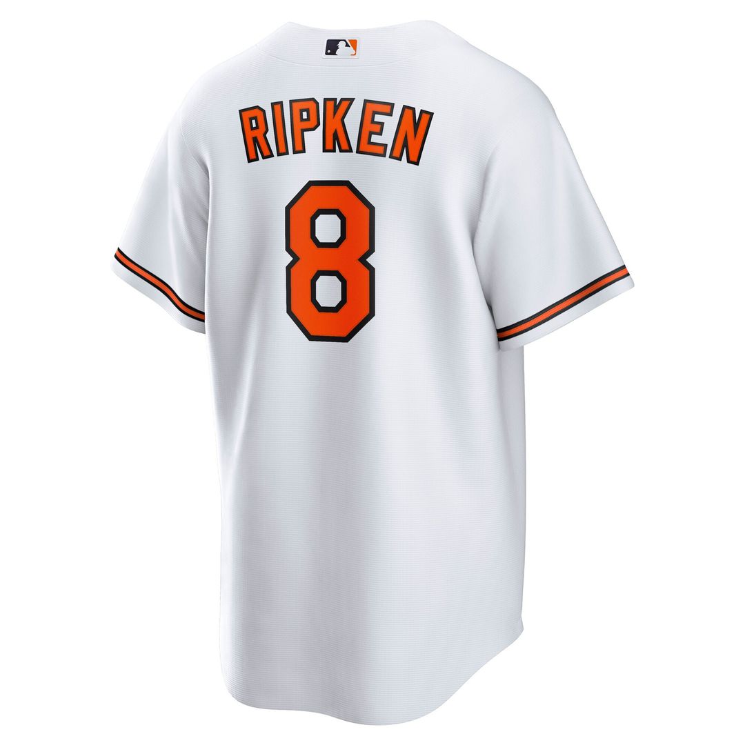 Baltimore Orioles Cal Ripken Jr. Nike Throwback Replica Player Jersey - White MLB Team Jersey Baseball Fan Apparel