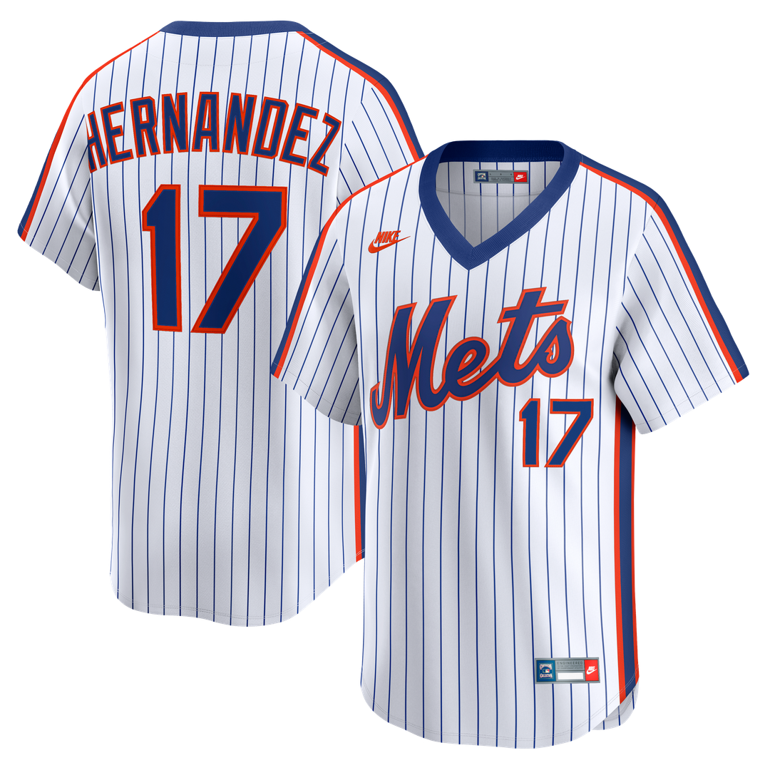 New York Mets Keith Hernandez Nike Cooperstown Limited Jersey - White MLB Team Jersey Baseball Fan Apparel