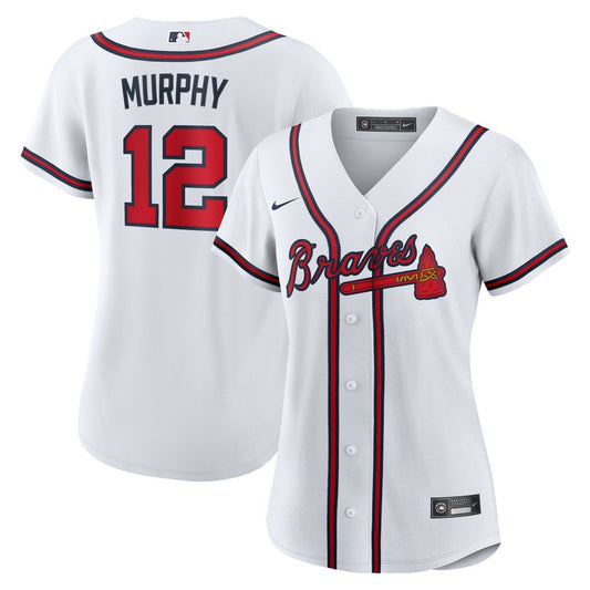 Atlanta Braves Sean Murphy Nike Women's Home Replica Jersey - White MLB Team Jersey Baseball Fan Apparel