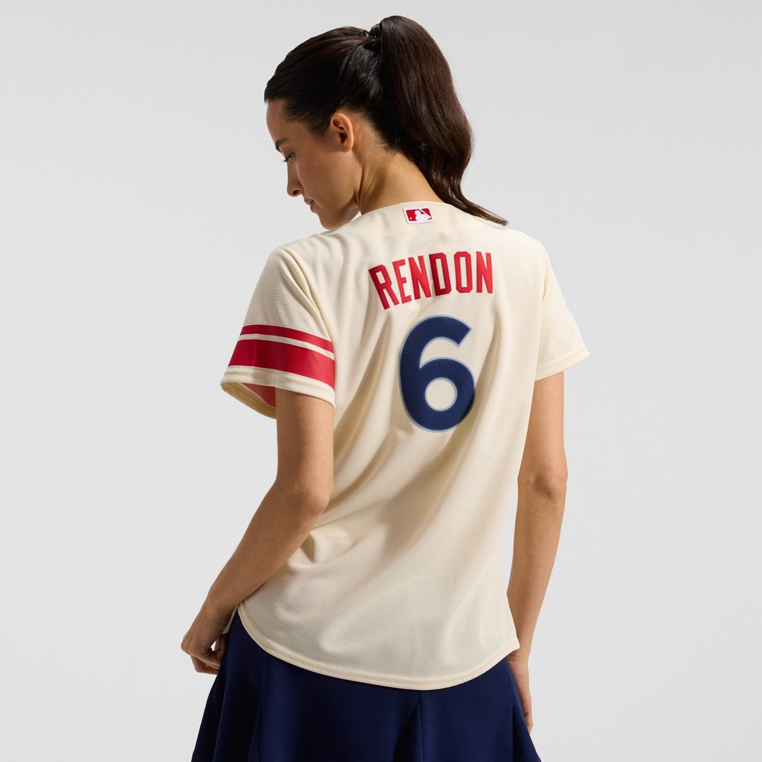 Los Angeles Angels Anthony Rendon Nike Women's City Connect Replica Player Jersey - Cream MLB Team Jersey Baseball Fan Apparel