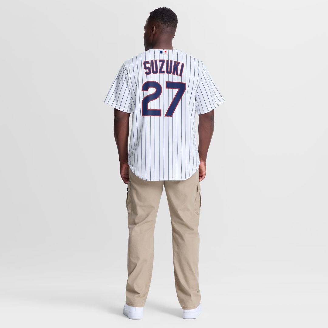 Chicago Cubs Seiya Suzuki Nike Home Replica Jersey - White MLB Team Jersey Baseball Fan Apparel