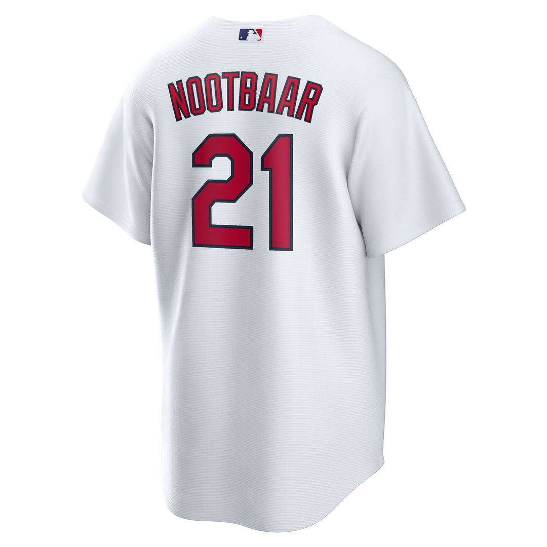 St. Louis Cardinals Lars Nootbaar Nike Home Replica Jersey - White MLB Team Jersey Baseball Fan Apparel