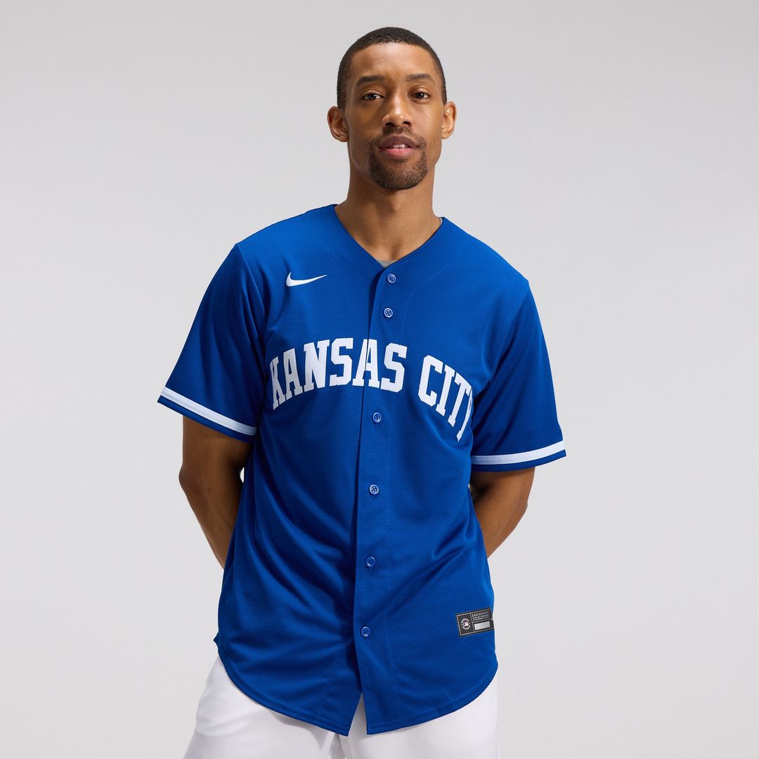 Kansas City Royals Nike Alternate Replica Team Jersey - Royal MLB Team Jersey Baseball Fan Apparel