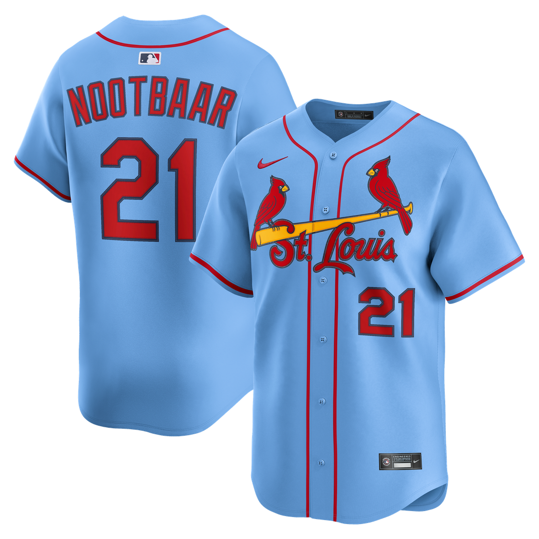 St. Louis Cardinals Lars Nootbaar Nike Home Limited Player Jersey - White MLB Team Jersey Baseball Fan Apparel