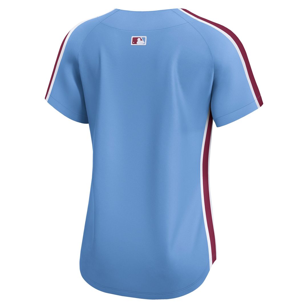 Philadelphia Phillies Nike Women's Alternate Limited Jersey - Light Blue MLB Team Jersey Baseball Fan Apparel