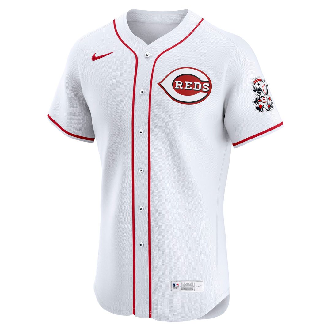 Cincinnati Reds Nike Home Elite Jersey - White MLB Team Jersey Baseball Fan Apparel