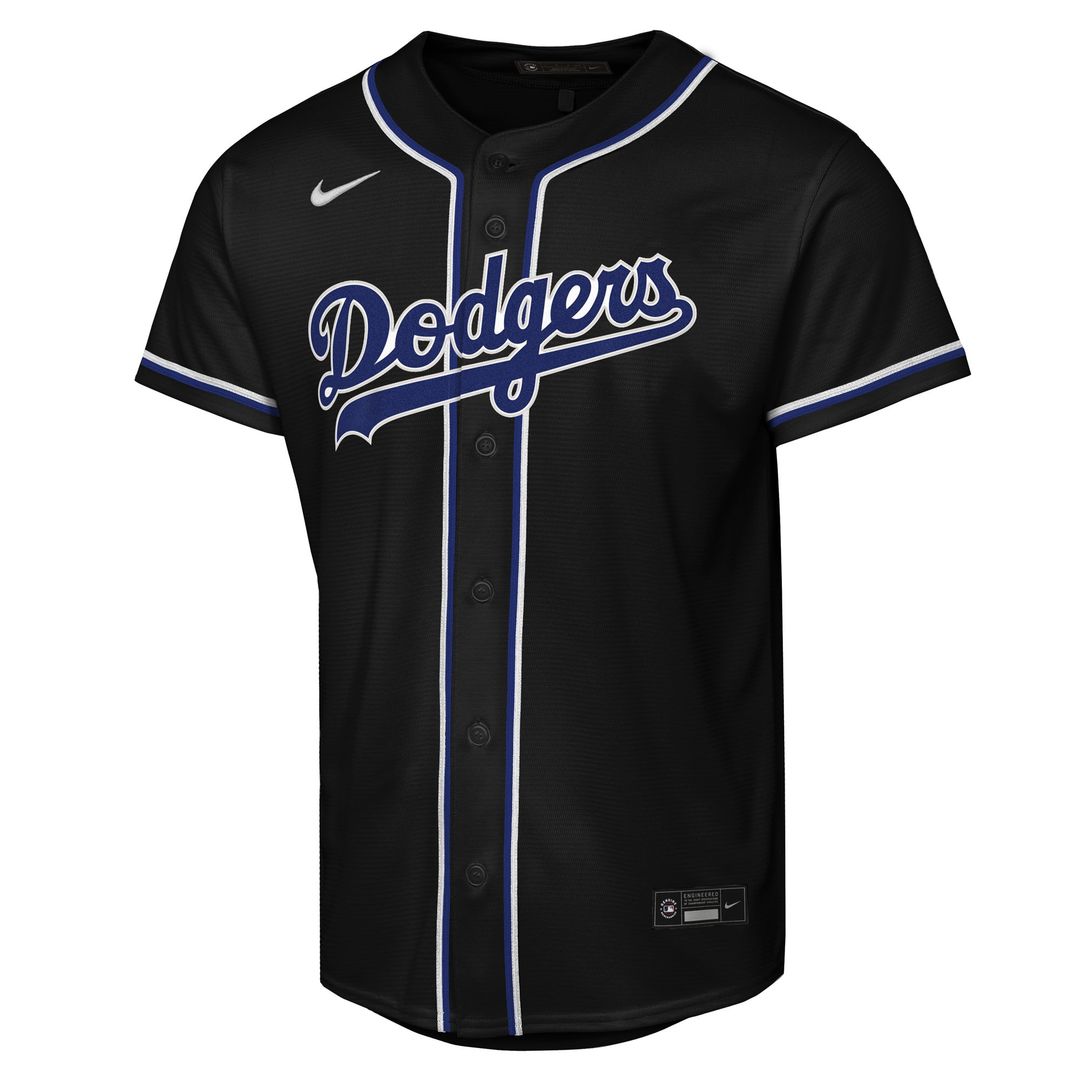 Los Angeles Dodgers Freddie Freeman Nike Youth Fashion Replica Player Jersey - Black MLB Team Jersey Baseball Fan Apparel
