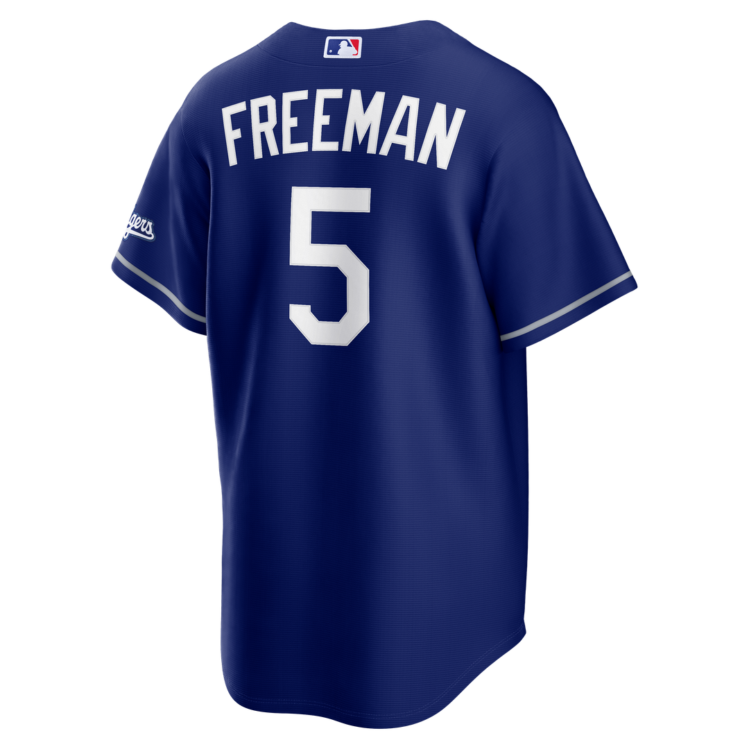 Los Angeles Dodgers Freddie Freeman Nike Alternate Stadium Jersey - Royal MLB Team Jersey Baseball Fan Apparel