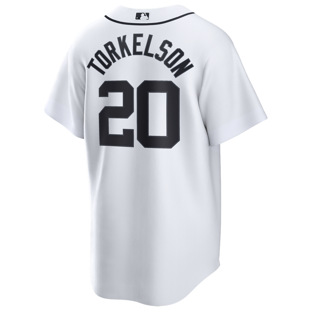 Detroit Tigers Spencer Torkelson Nike Home Replica Jersey - White MLB Team Jersey Baseball Fan Apparel