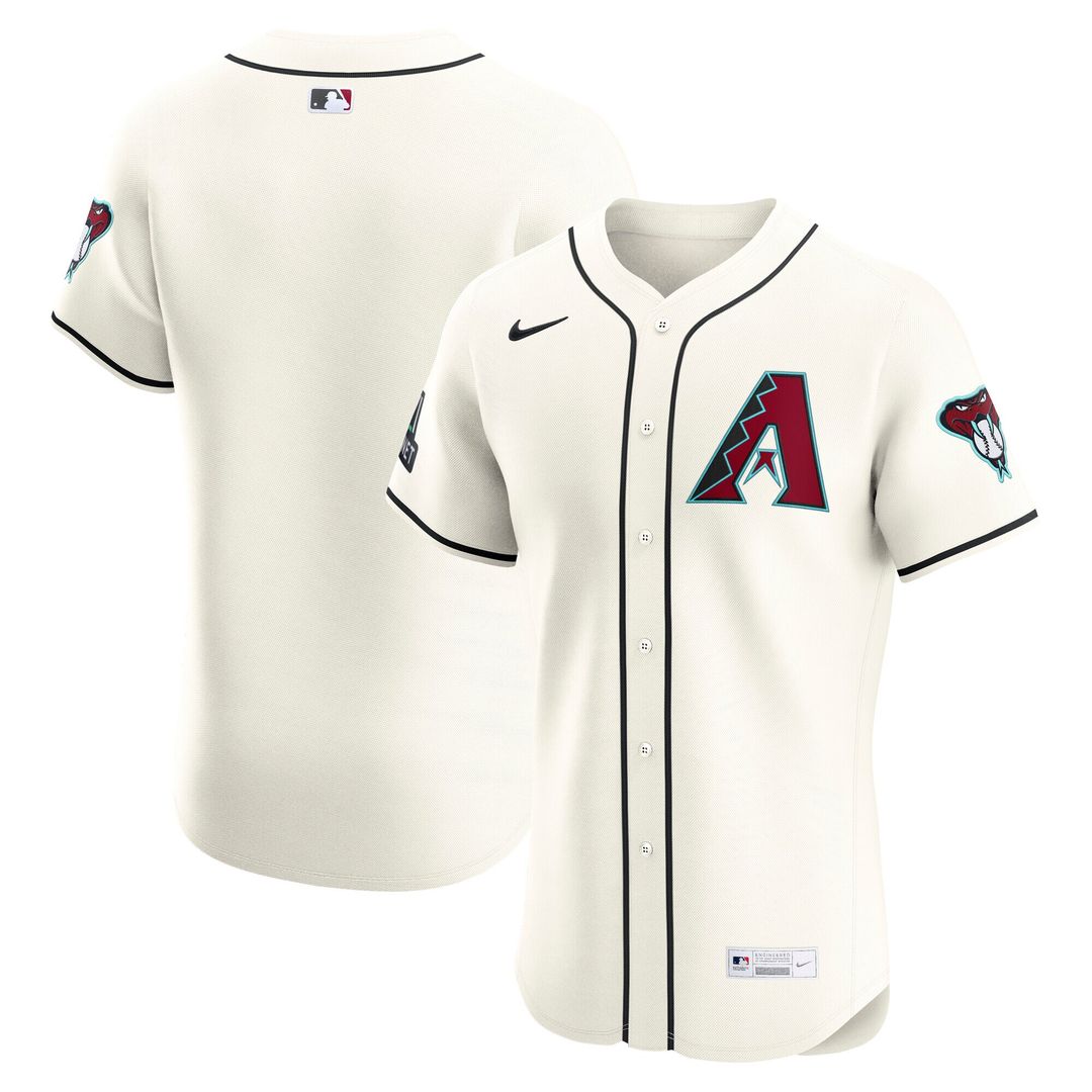 Arizona Diamondbacks Nike Home Elite Jersey - Cream MLB Team Jersey Baseball Fan Apparel