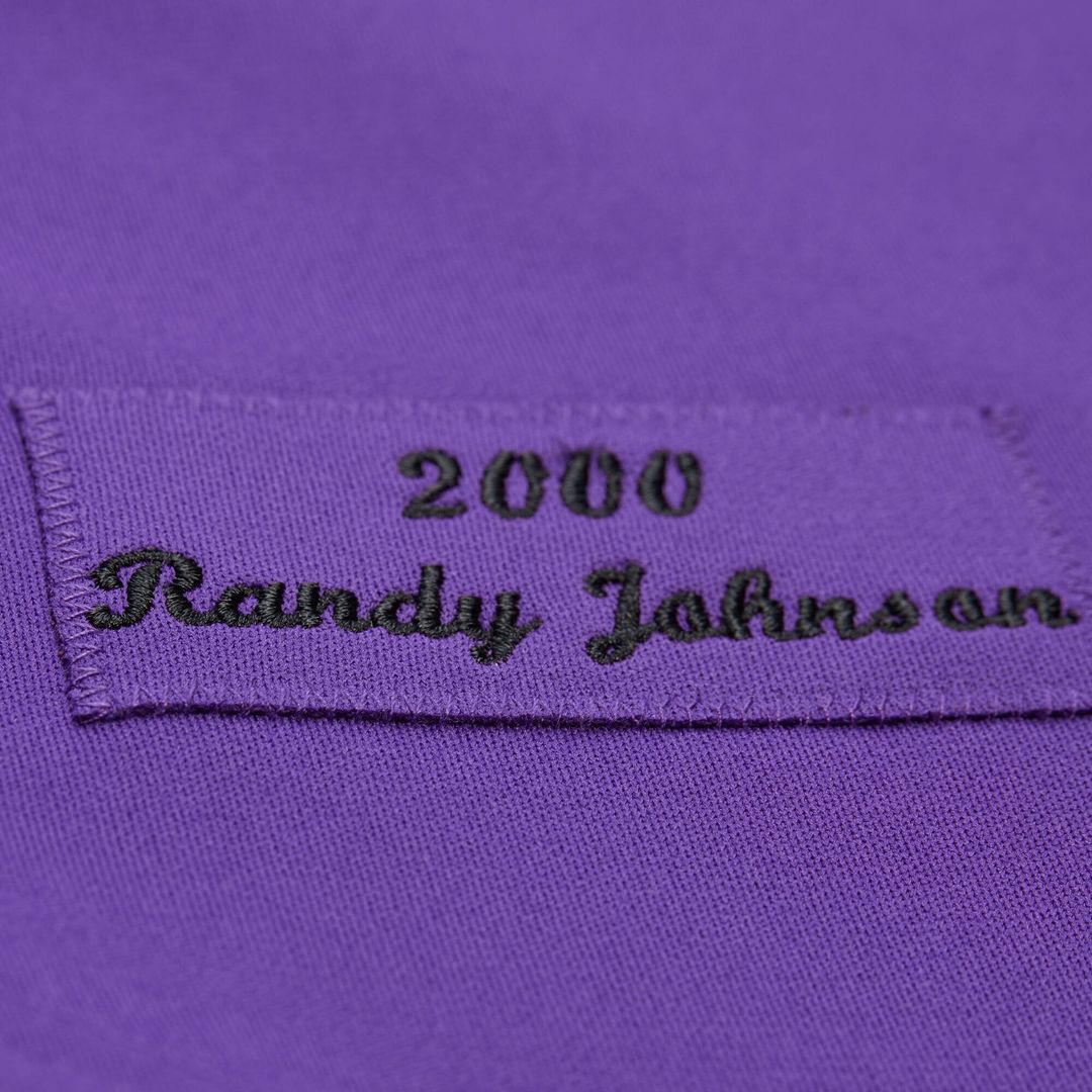 Arizona Diamondbacks Randy Johnson Mitchell & Ness 2000 Throwback Authentic Jersey - Purple MLB Team Jersey Baseball Fan Apparel