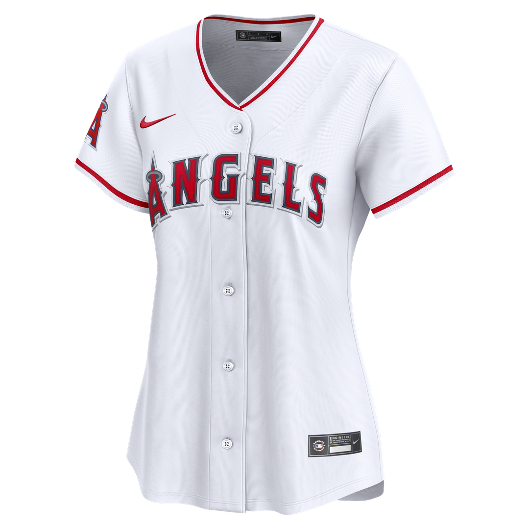 Los Angeles Angels Nike Women's Home Limited Jersey - White MLB Team Jersey Baseball Fan Apparel