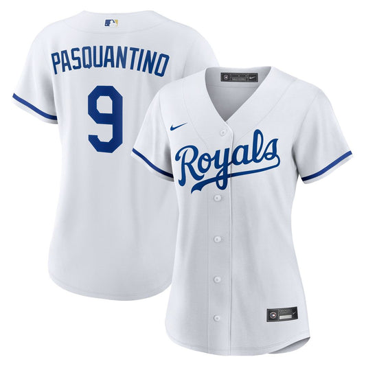 Kansas City Royals Vinnie Pasquantino Nike Women's Home Replica Jersey - White MLB Team Jersey Baseball Fan Apparel