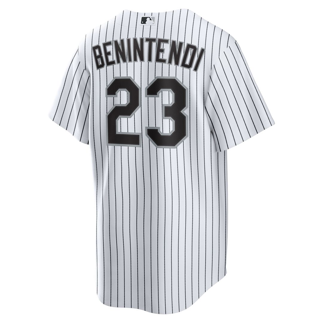 Chicago White Sox Andrew Benintendi Nike Home Player Jersey - White/Black MLB Team Jersey Baseball Fan Apparel