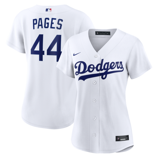Los Angeles Dodgers Andy Pages Nike Women's Home Replica Jersey - White MLB Team Jersey Baseball Fan Apparel