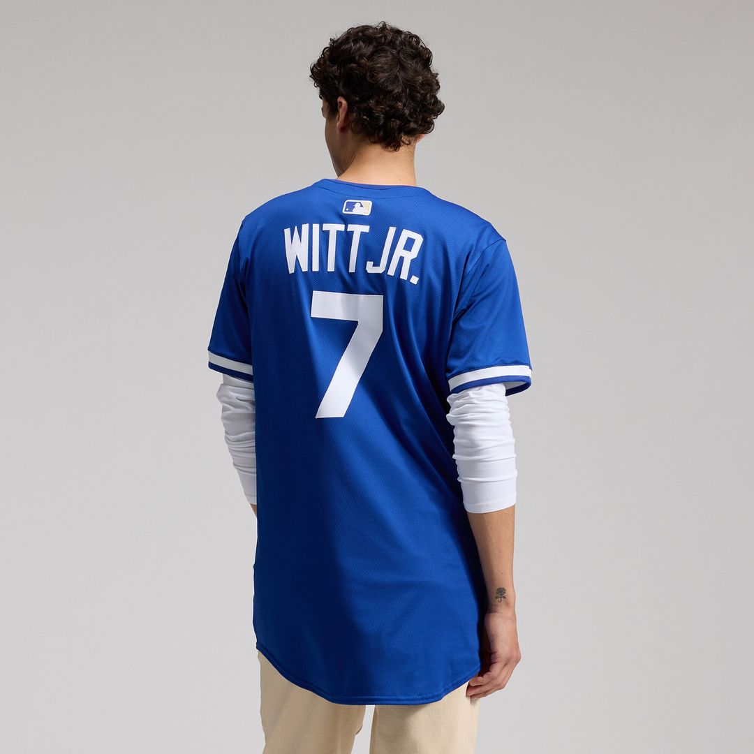 Kansas City Royals Bobby Witt Jr. Nike Home ElitePlayer Jersey - White MLB Team Jersey Baseball Fan Apparel