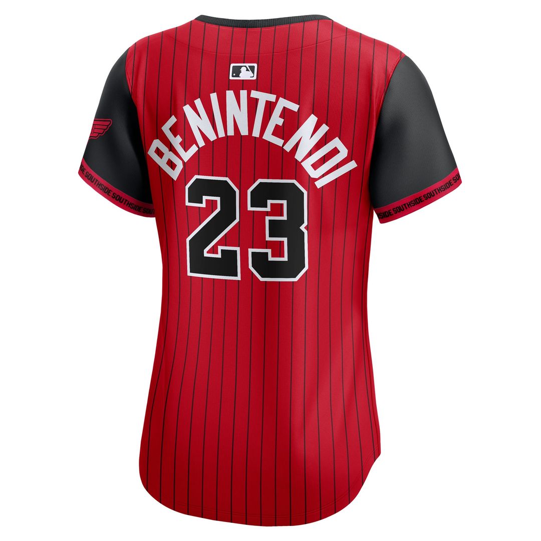 Chicago White Sox Andrew Benintendi Nike Women's 2025 City Connect Limited Player Jersey - Red/Black MLB Team Jersey Baseball Fan Apparel