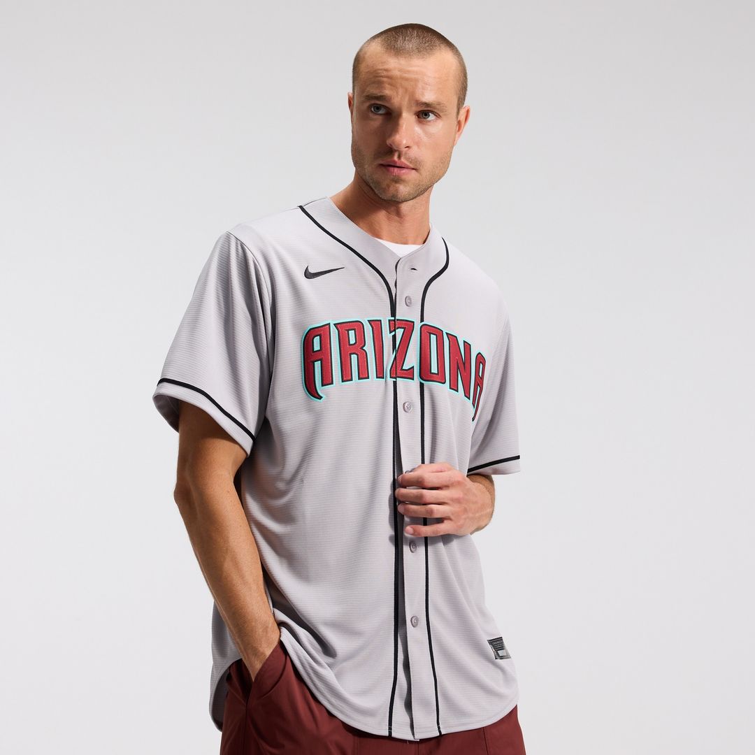 Arizona Diamondbacks Corbin Carroll Nike Road Replica Jersey - Gray MLB Team Jersey Baseball Fan Apparel
