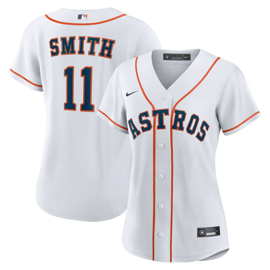 Houston Astros Cam Smith Nike Women's Home Replica Jersey - White MLB Team Jersey Baseball Fan Apparel