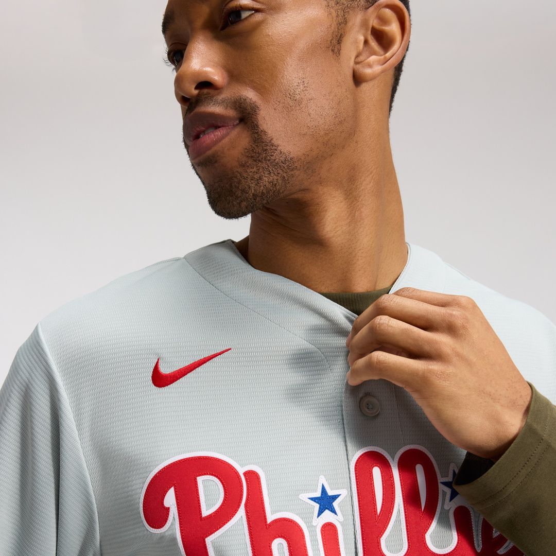 Philadelphia Phillies Bryce Harper Nike Road Replica Jersey - Gray MLB Team Jersey Baseball Fan Apparel
