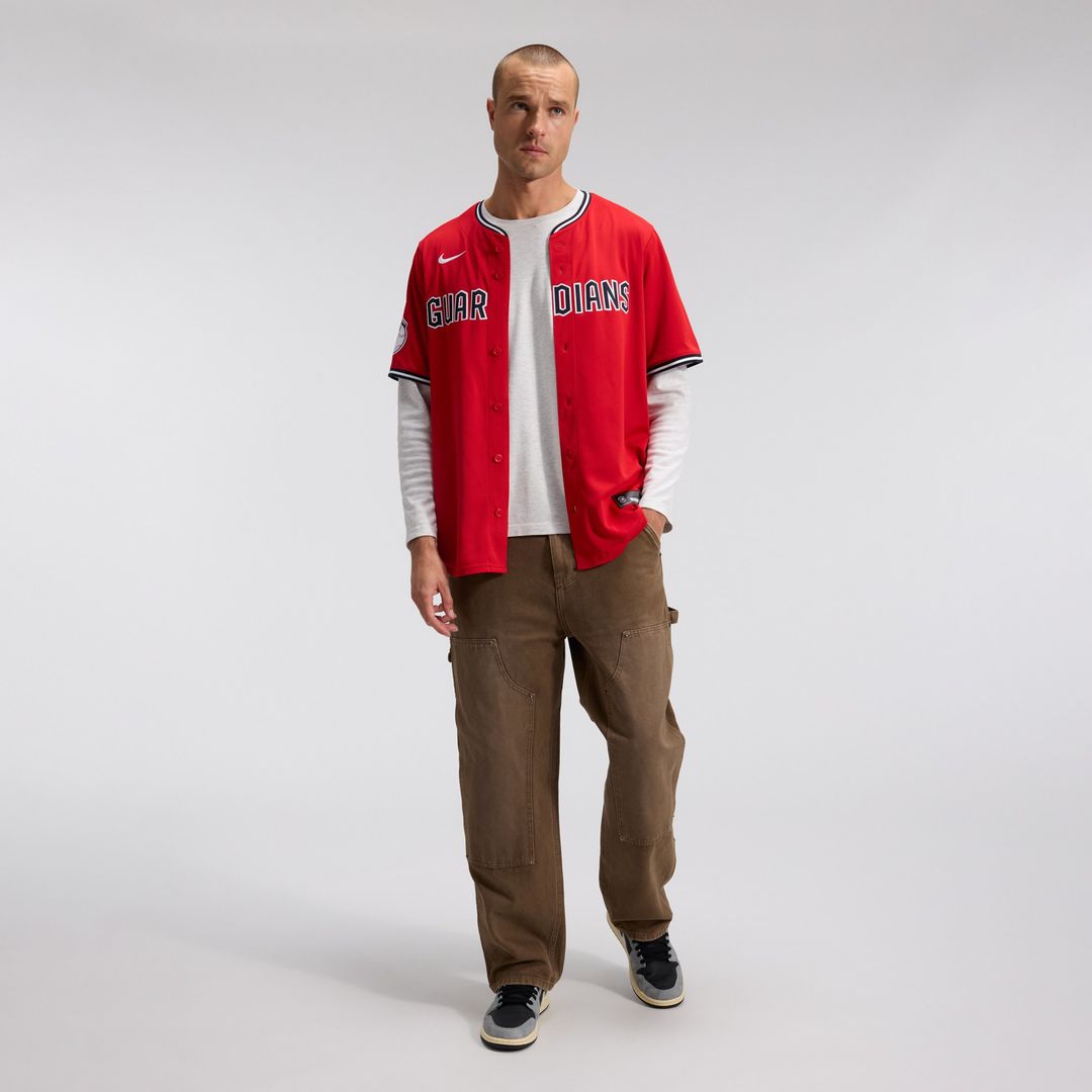 Cleveland Guardians Nike Alternate Limited Jersey - Red MLB Team Jersey Baseball Fan Apparel