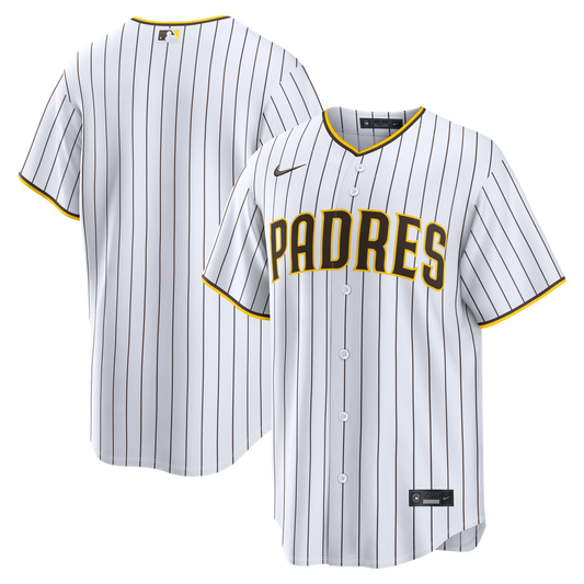 San Diego Padres Nike Home Replica Jersey - White MLB Team Jersey Baseball Fan Apparel