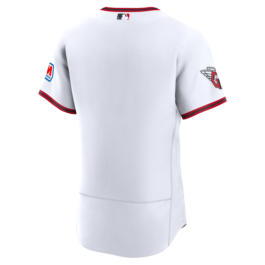 Cleveland Guardians Nike Home Authentic Jersey - White MLB Team Jersey Baseball Fan Apparel