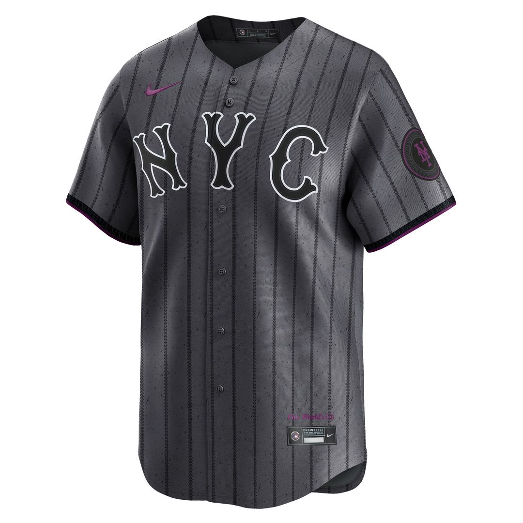New York Mets Juan Soto Nike City Connect Limited Jersey - Gray MLB Team Jersey Baseball Fan Apparel