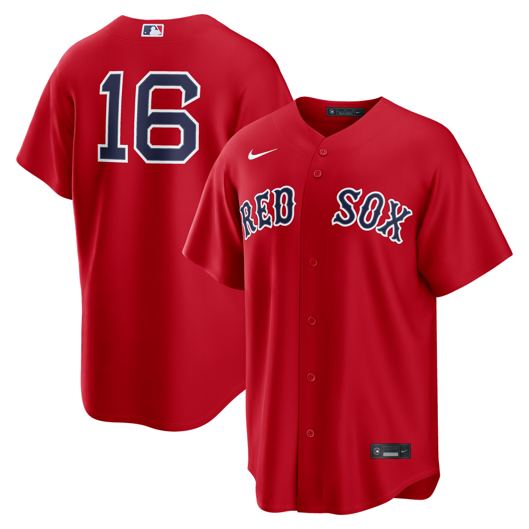 Boston Red Sox Jarren Duran Nike Alternate Replica Jersey - Red MLB Team Jersey Baseball Fan Apparel