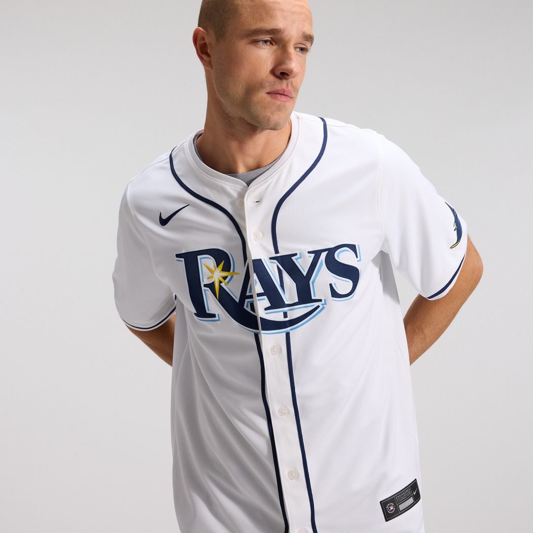 Tampa Bay Rays Yandy Diaz Nike Home Limited Player Jersey - White MLB Team Jersey Baseball Fan Apparel