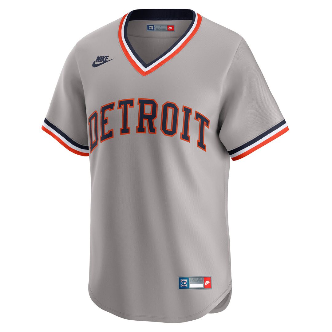 Detroit Tigers Alan Trammell Nike Cooperstown Limited Jersey - Gray MLB Team Jersey Baseball Fan Apparel