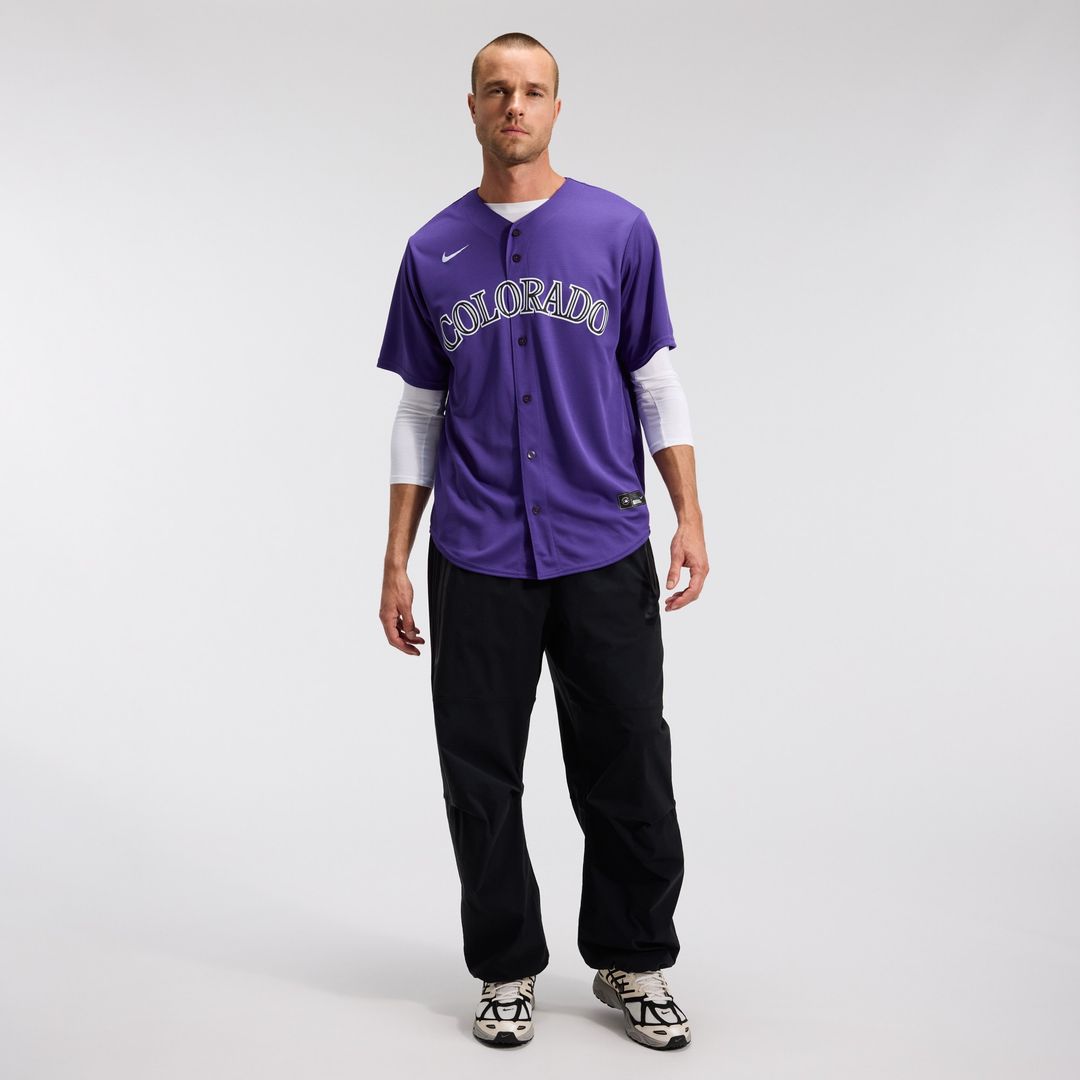 Colorado Rockies Nike Alternate Replica Team Jersey - Purple MLB Team Jersey Baseball Fan Apparel