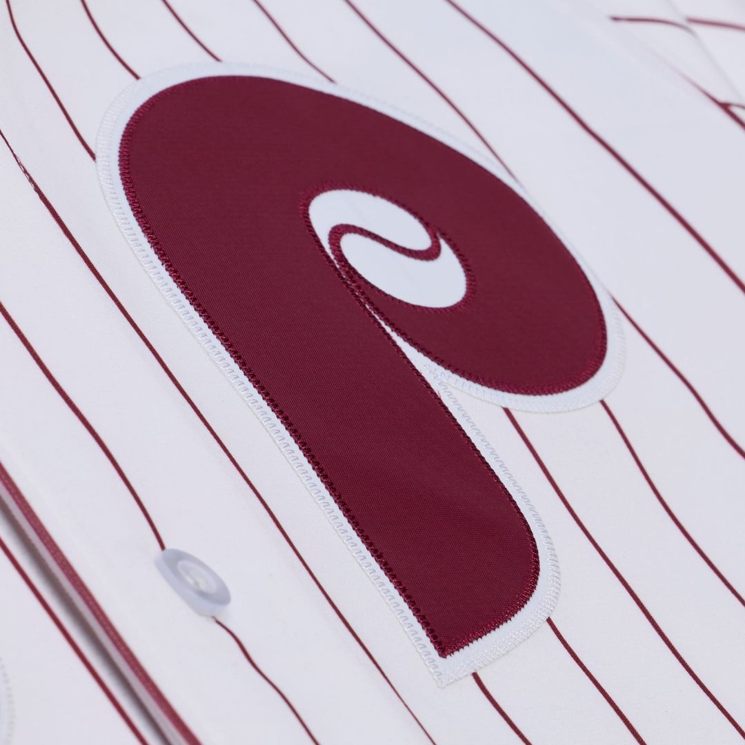 Philadelphia Phillies Chase Utley Mitchell & Ness 2003 Cooperstown Authentic Jersey - White MLB Team Jersey Baseball Fan Apparel