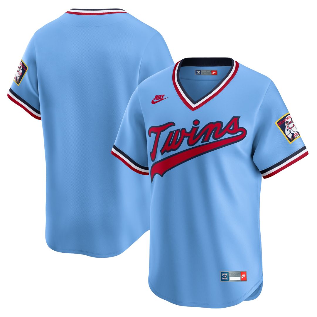 Minnesota Twins Nike Cooperstown Limited Jersey - Light Blue MLB Team Jersey Baseball Fan Apparel