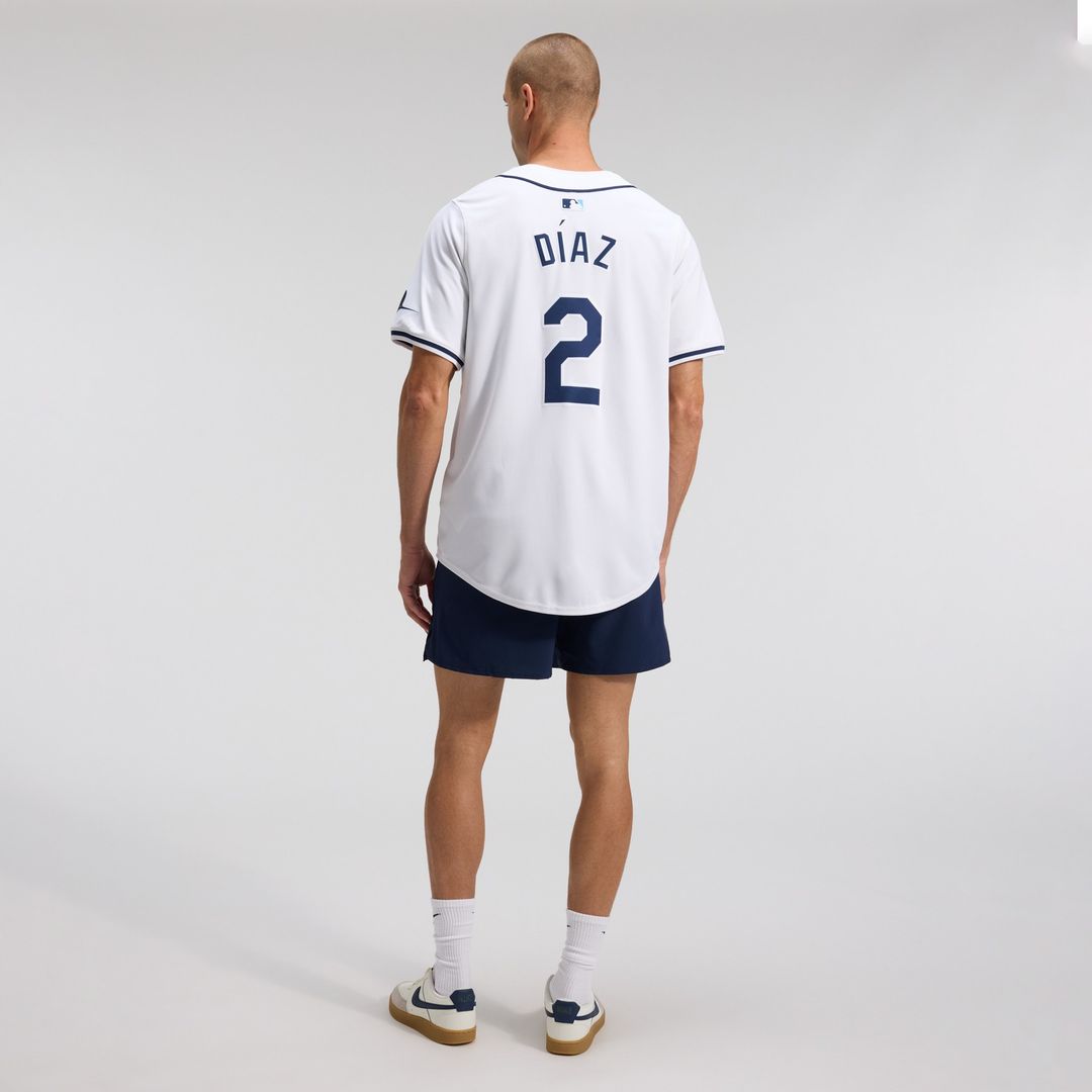 Tampa Bay Rays Yandy Diaz Nike Home Limited Player Jersey - White MLB Team Jersey Baseball Fan Apparel