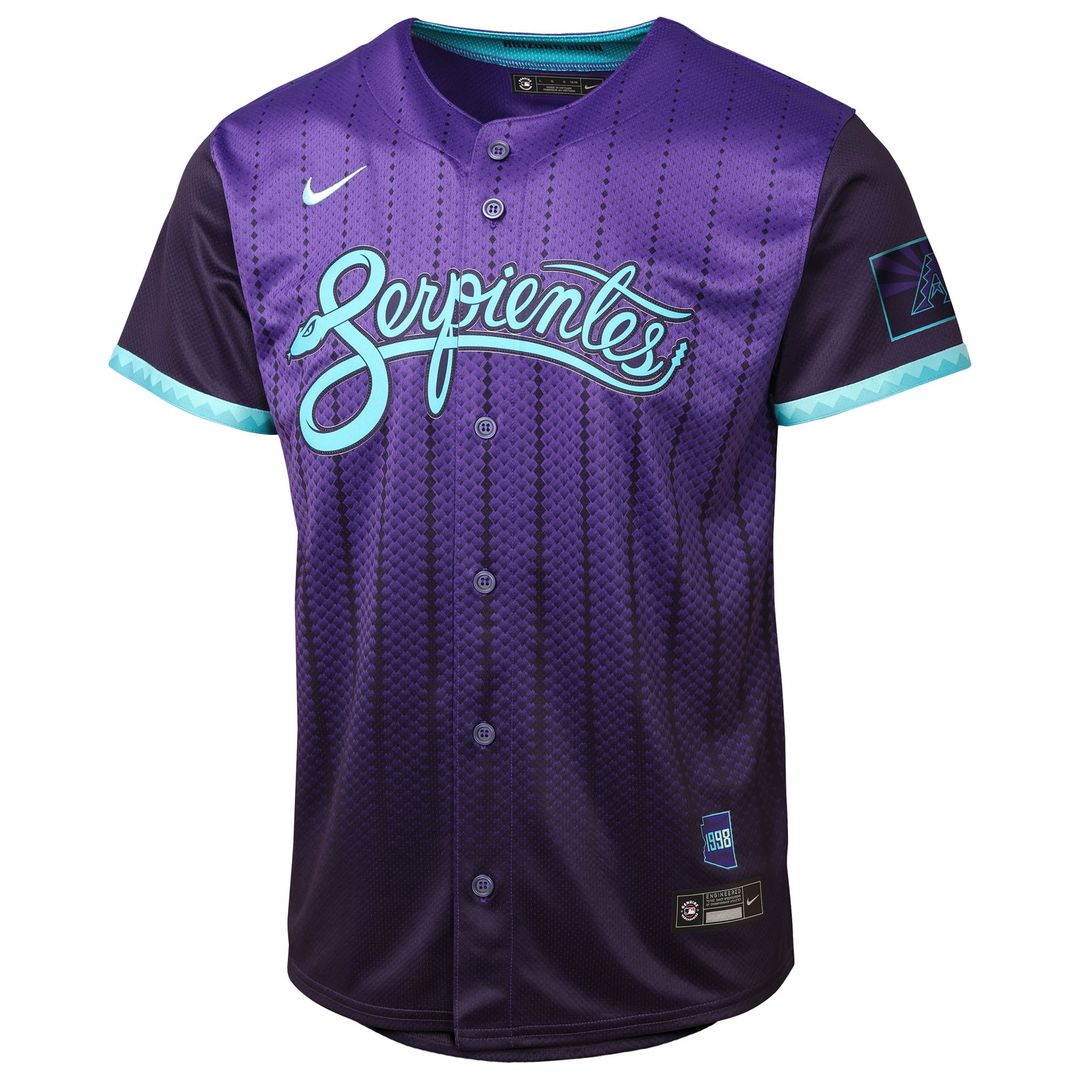 Arizona Diamondbacks Nike Youth 2025 City Connect Limited Jersey - Purple MLB Team Jersey Baseball Fan Apparel
