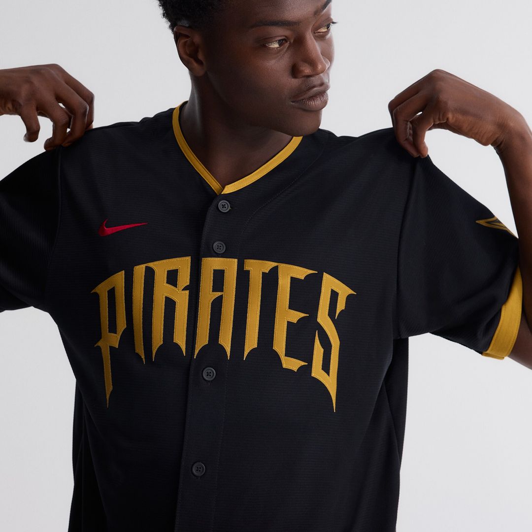 Pittsburgh Pirates Oneil Cruz Nike 2026 City Connect Stadium Jersey - Black MLB Team Jersey Baseball Fan Apparel